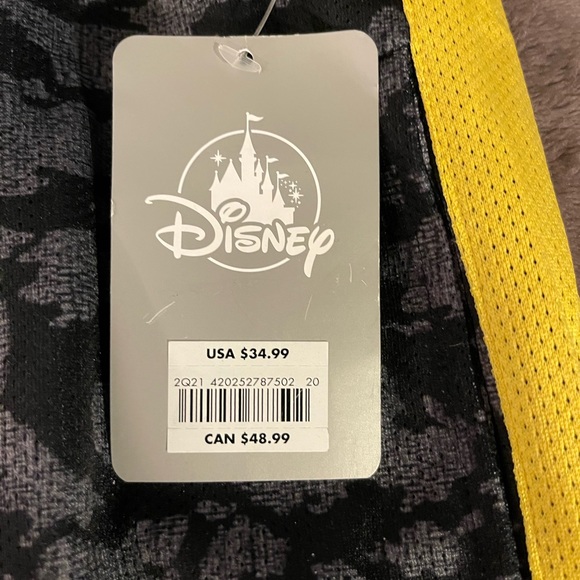 DISNEY WORLD STAR WARS REBELS BLACK & GOLD CAMO JERSEY SHORTS MENS SMALL - Picture 3 of 4